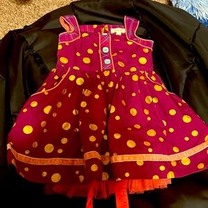 Burgundy Matilda Jane dress